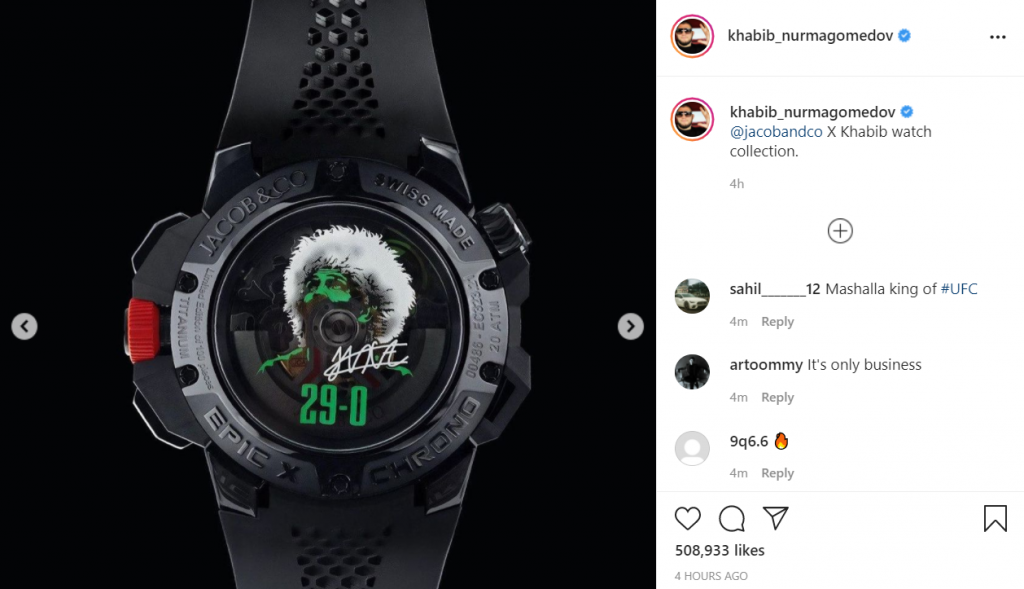 Khabib Nurmagomedov watch