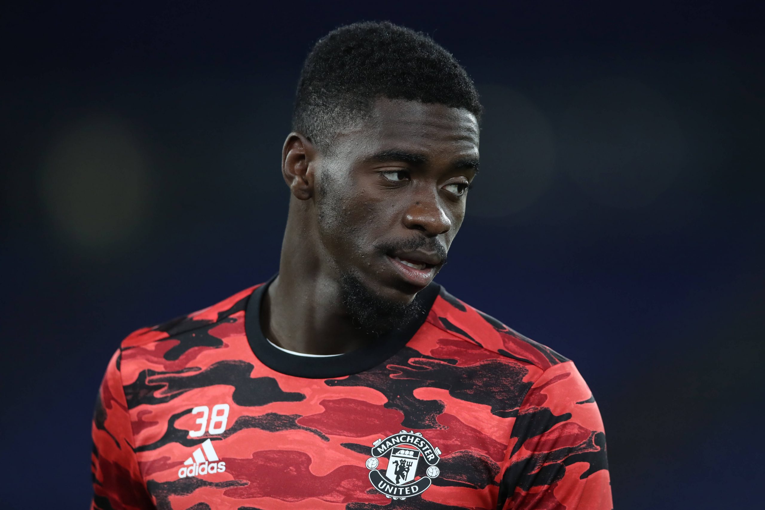 Axel Tuanzebe in action for Manchester United.
