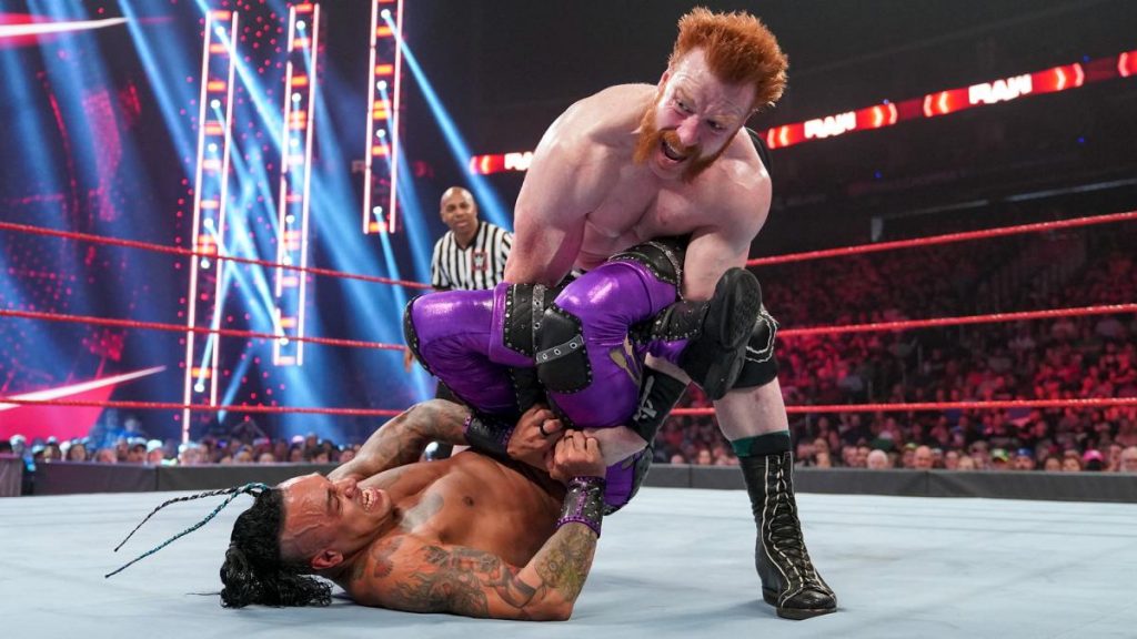 Sheamus and Damian Priest Brogue Kick