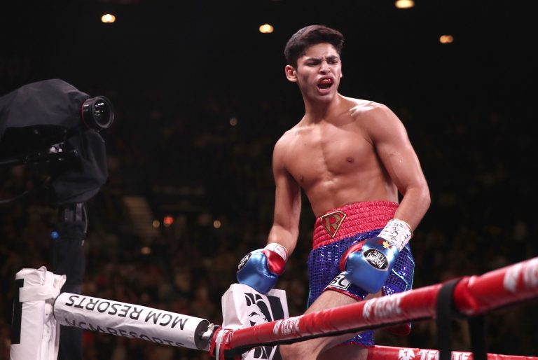 “He’s scary”- Ryan Garcia talks about UFC middleweight champion Alex Pereira’s famed left hook