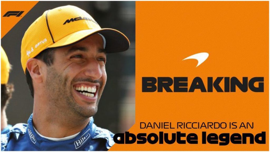 Daniel Ricciardo Italian GP Winner 2021
