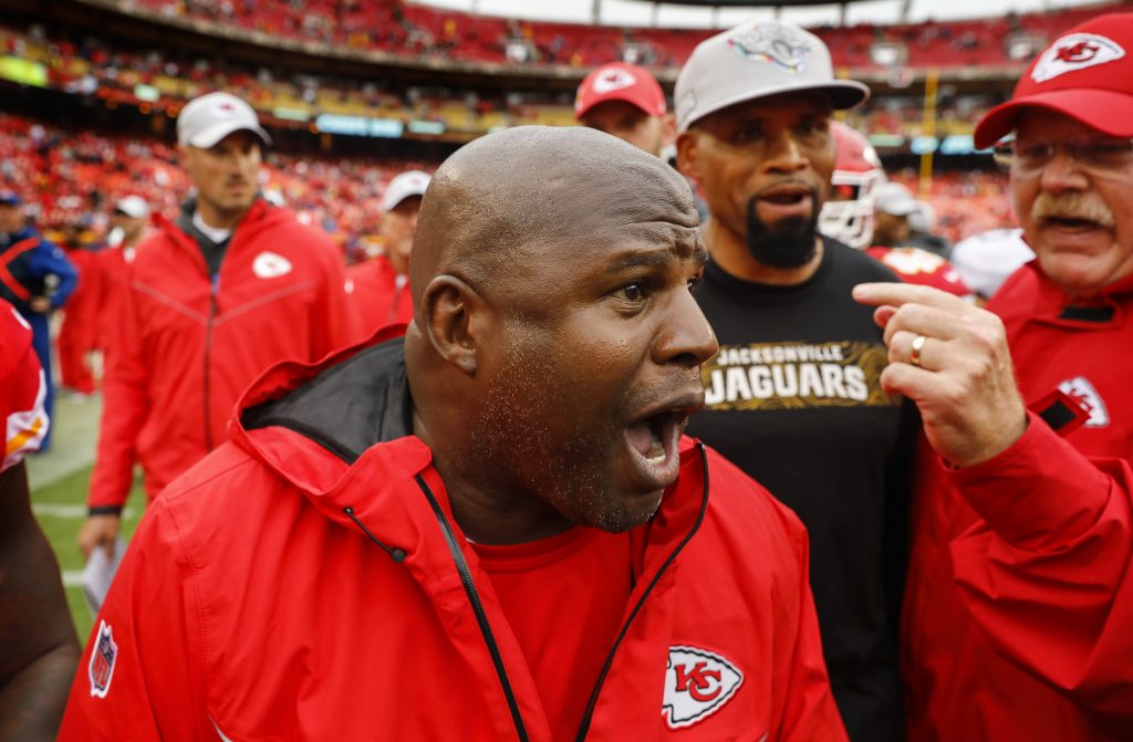 Eric Bieniemy is a coach for the Chiefs