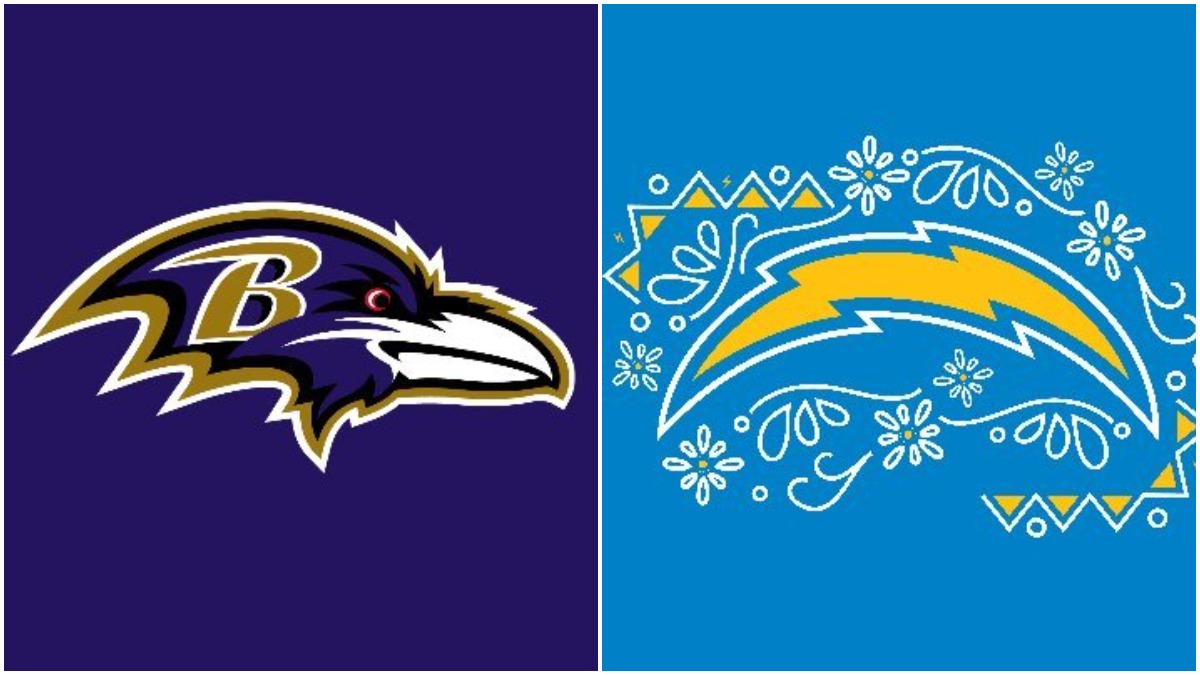 Baltimore Ravens vs Los Angeles Chargers