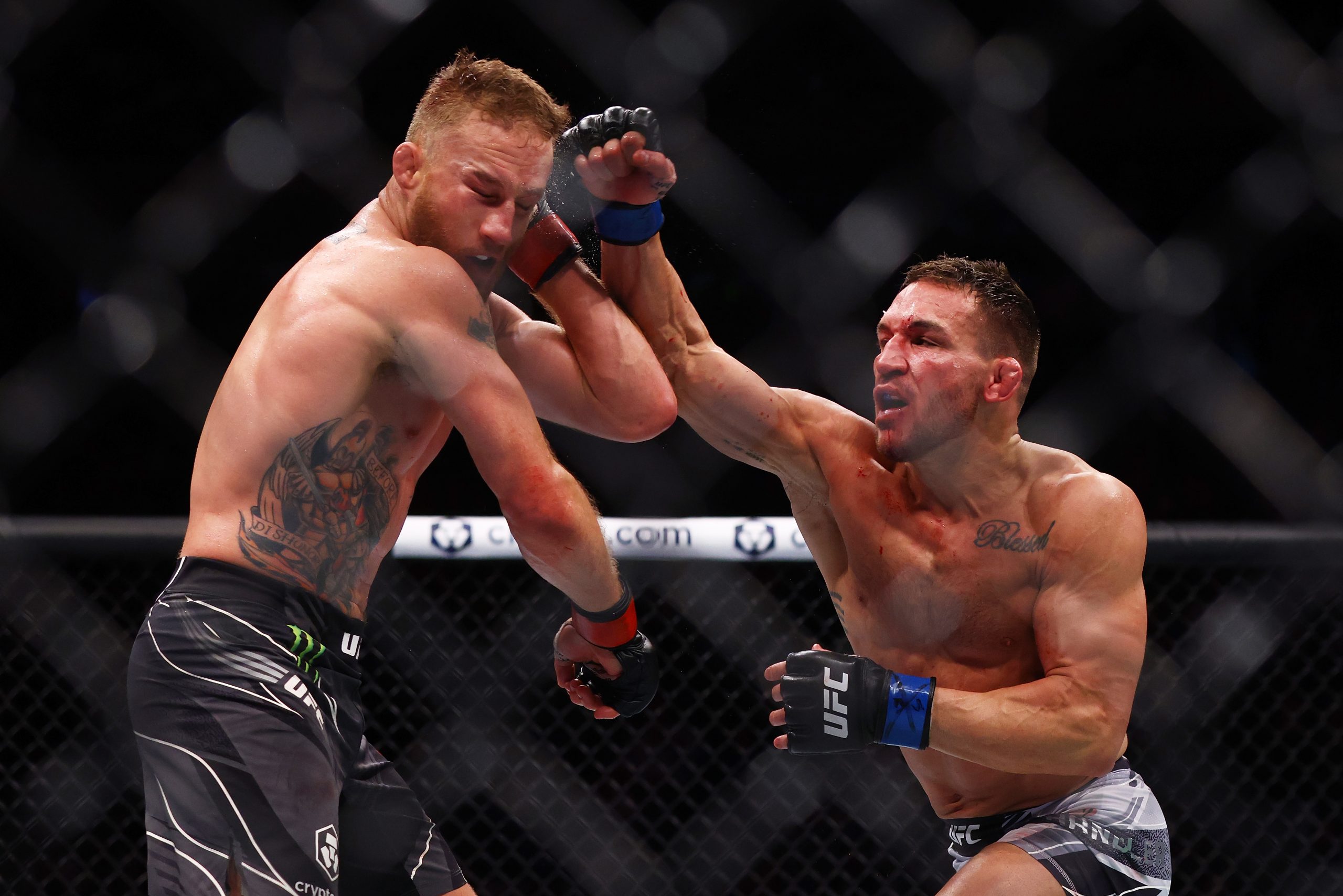 Michael Chandler and Justin Gaethje were taken to hospital thanks to an update after UFC 268