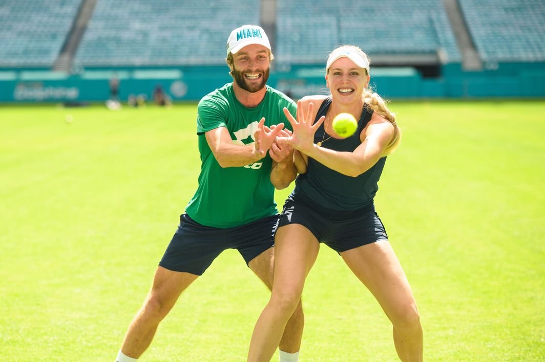 Liam Broady and Naomi Broady