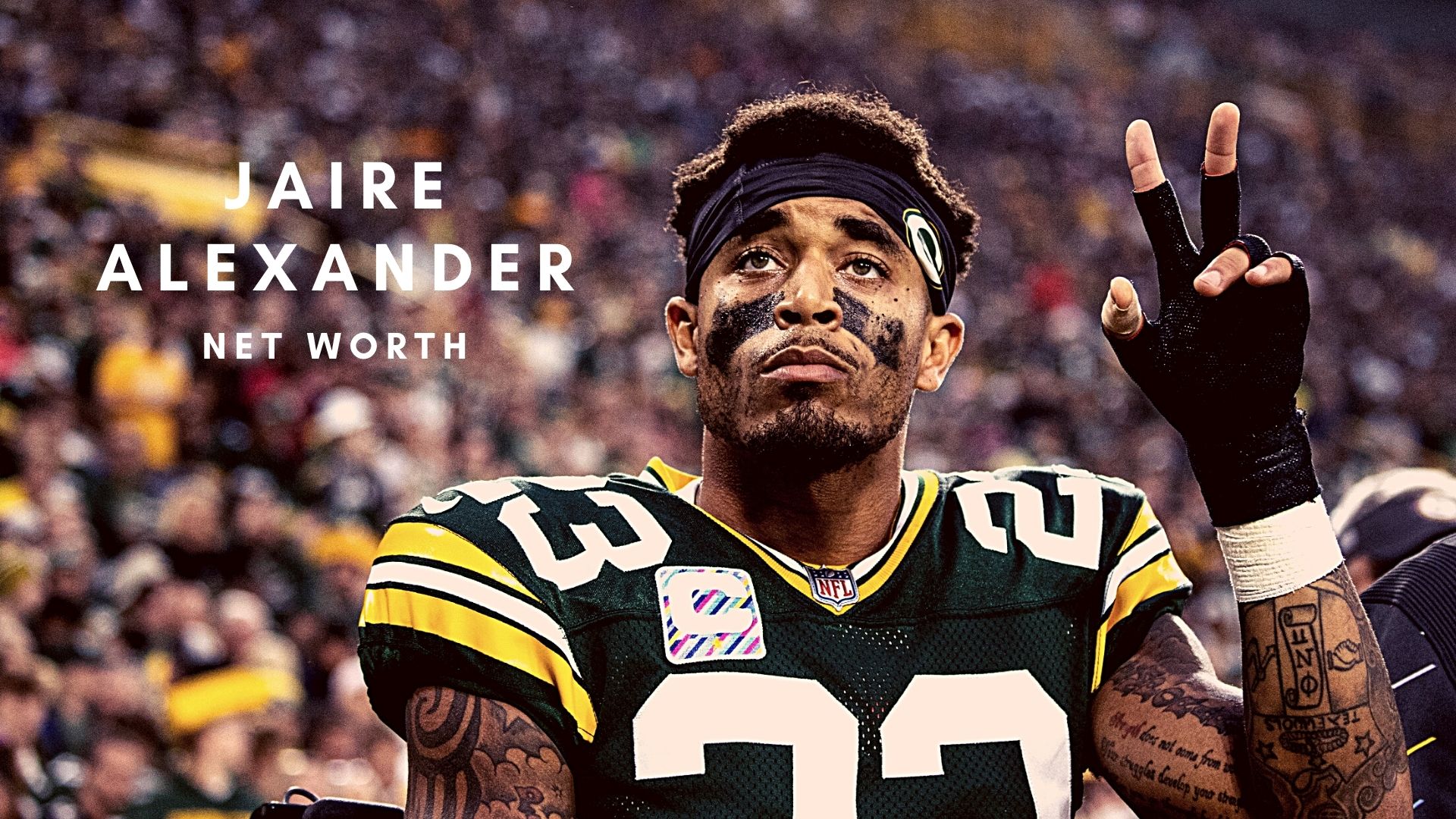 Jaire Alexander does goat yoga