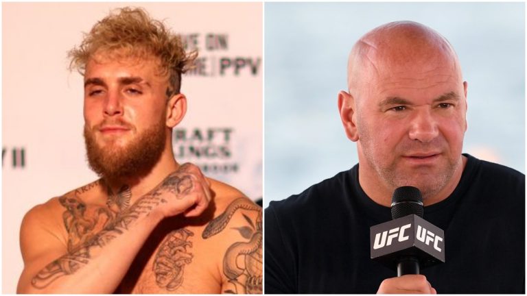 Jake Paul and Dana White