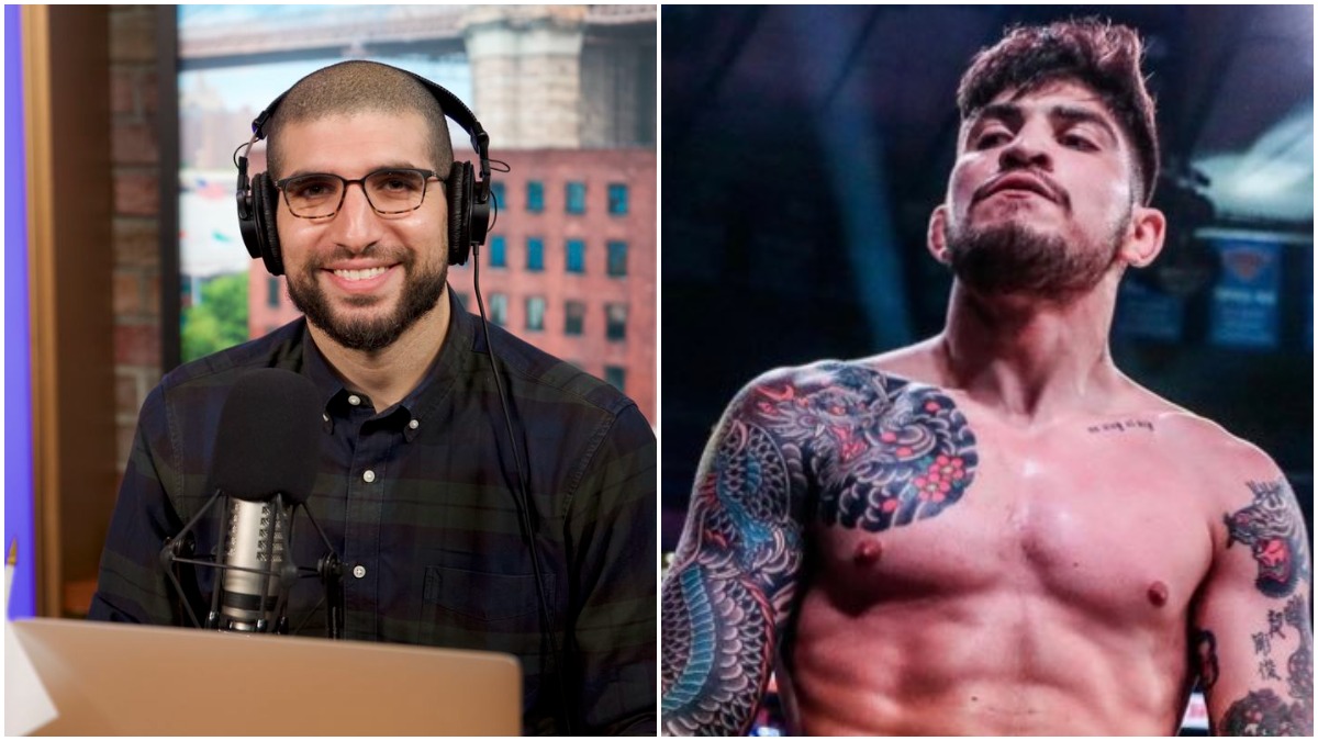 Ariel Helwani and Dillon Danis