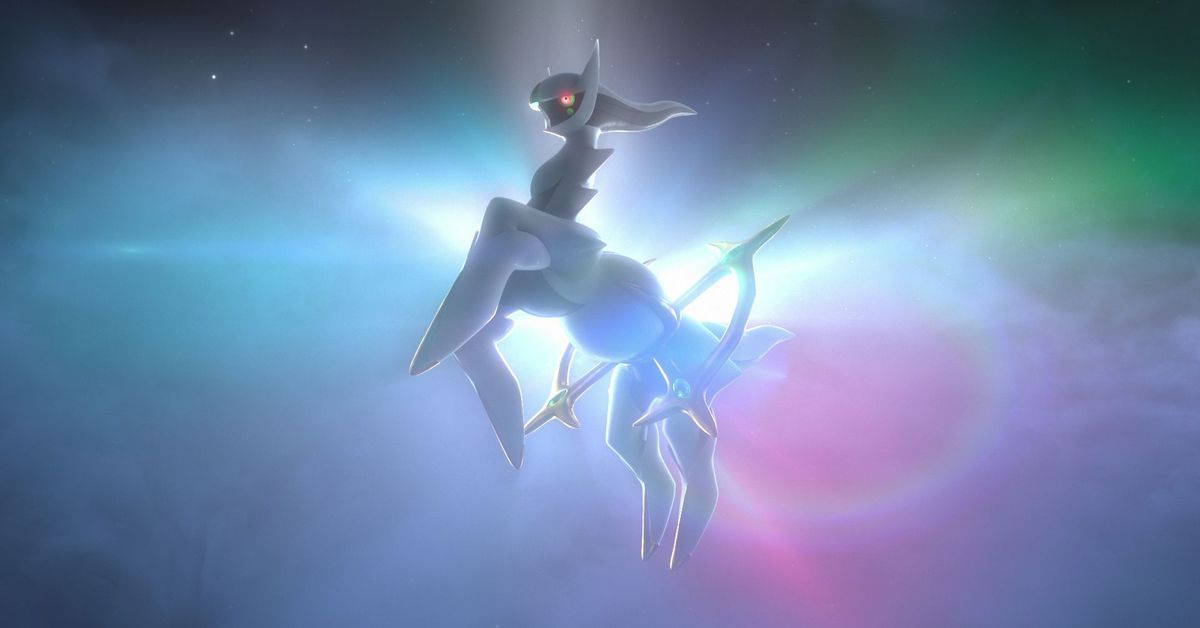 pokemon legends arceus legendary