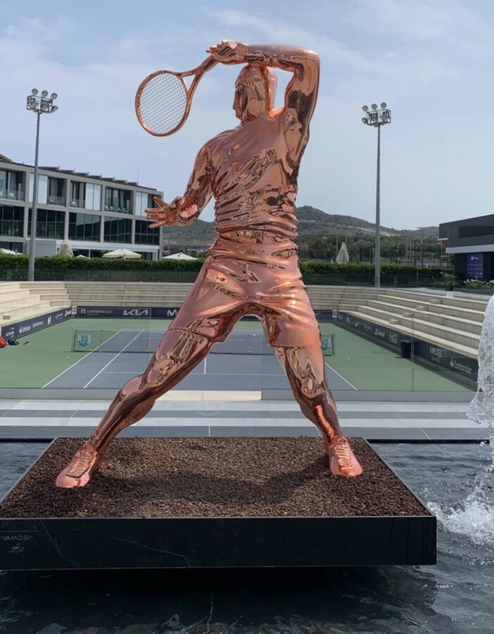 Rafael Nadal statue Manacor