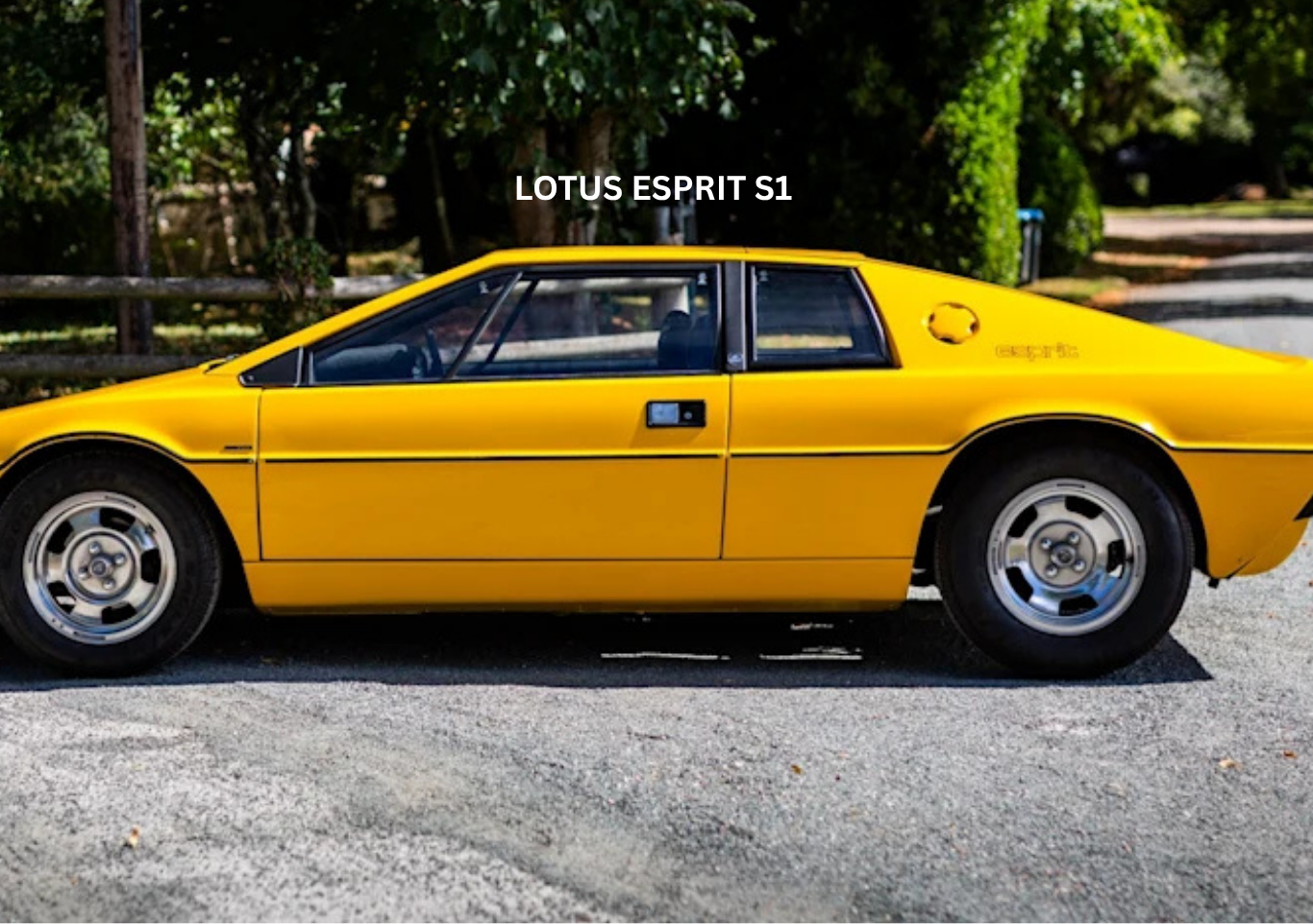 Lotus Esprit S1 facts