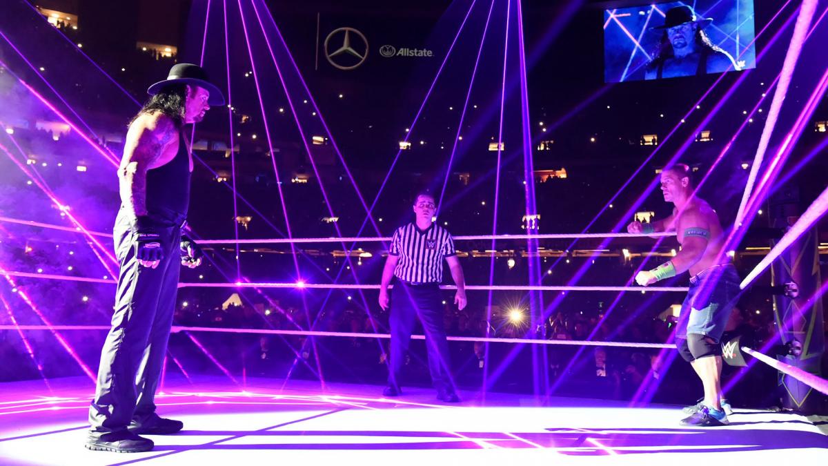 The Undertaker vs John Cena at WrestleMania 34