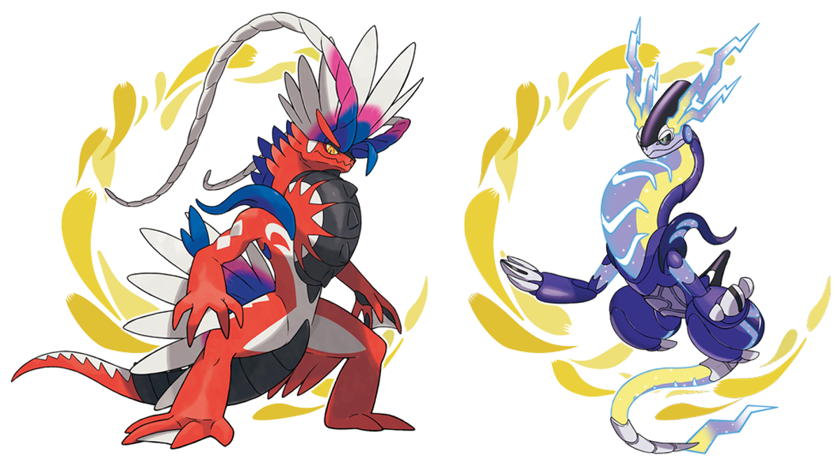 Koraidon and Miraidon pokemon scarlet and violet