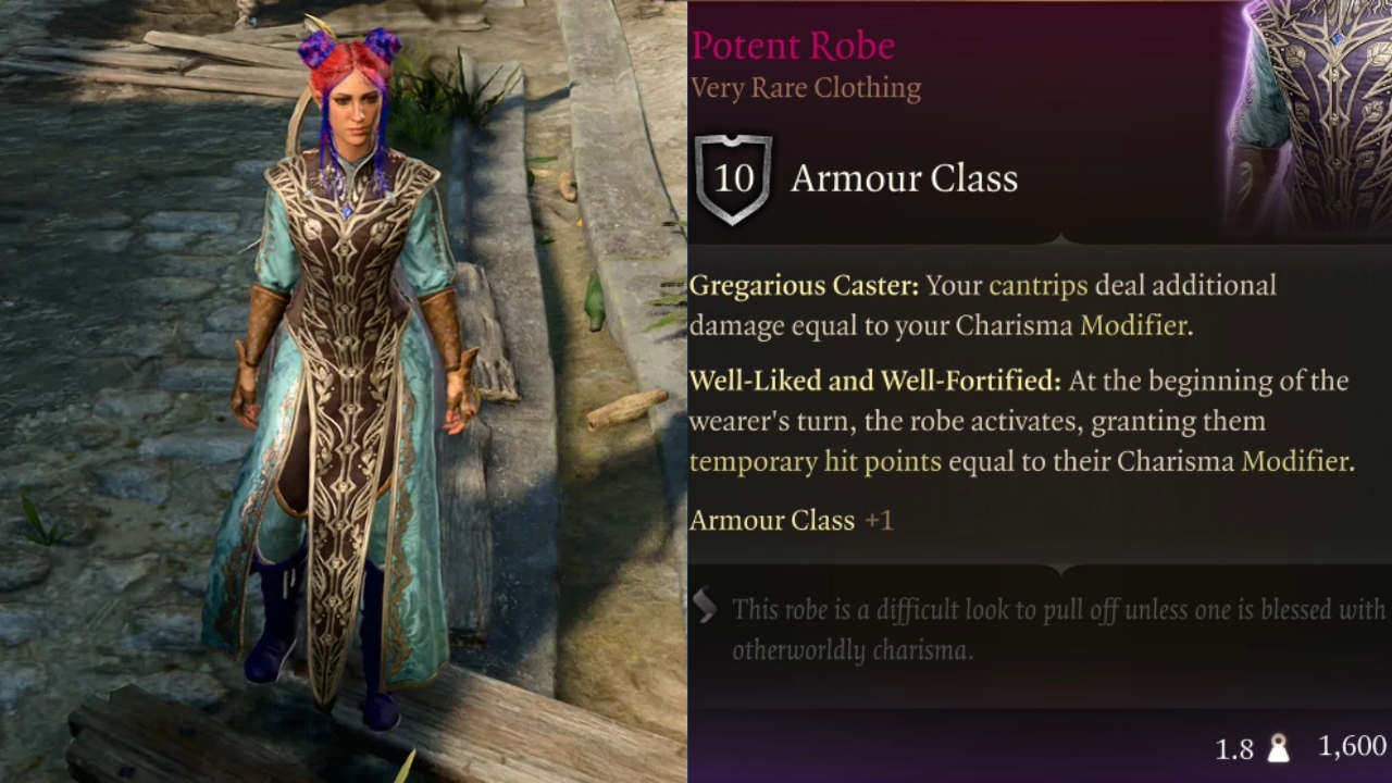 Baldur’s Gate 3 Potent Robe