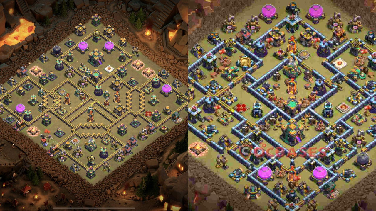 CoC TH14 war base