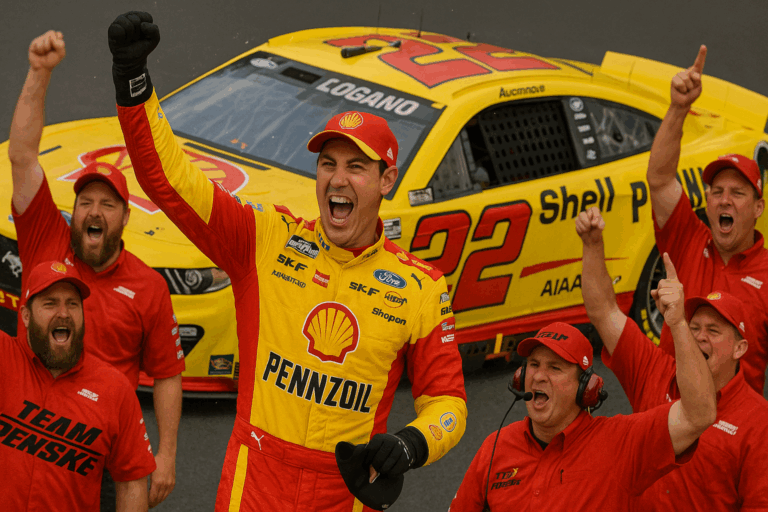 NASCAR Driver Joey Logano’s net worth doubles after new deal with the Team Penske