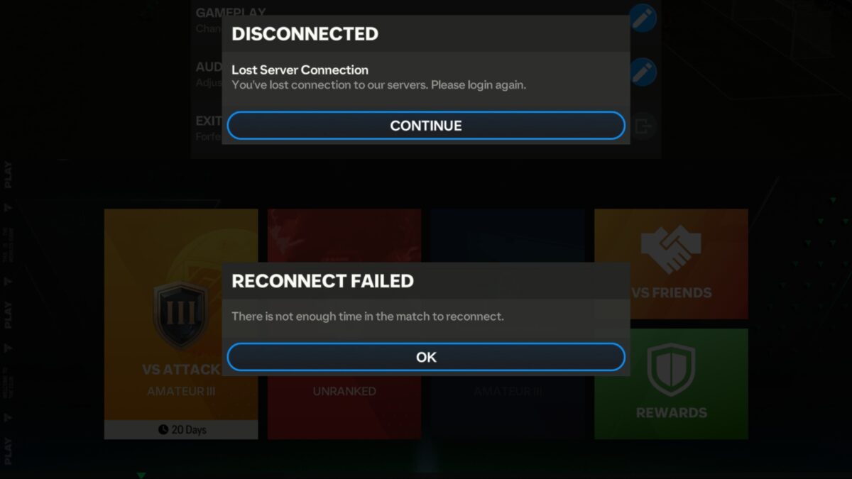 Ea fc mobile errors