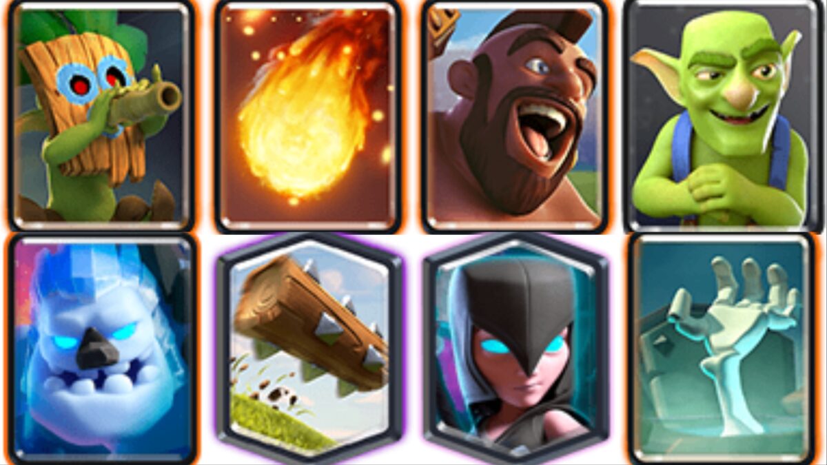 Clash Royale hog Rider goblin dark Decks