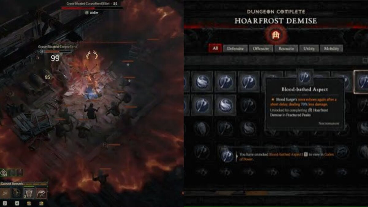 Diablo 4 Hoarfrost Demise Dungeon 