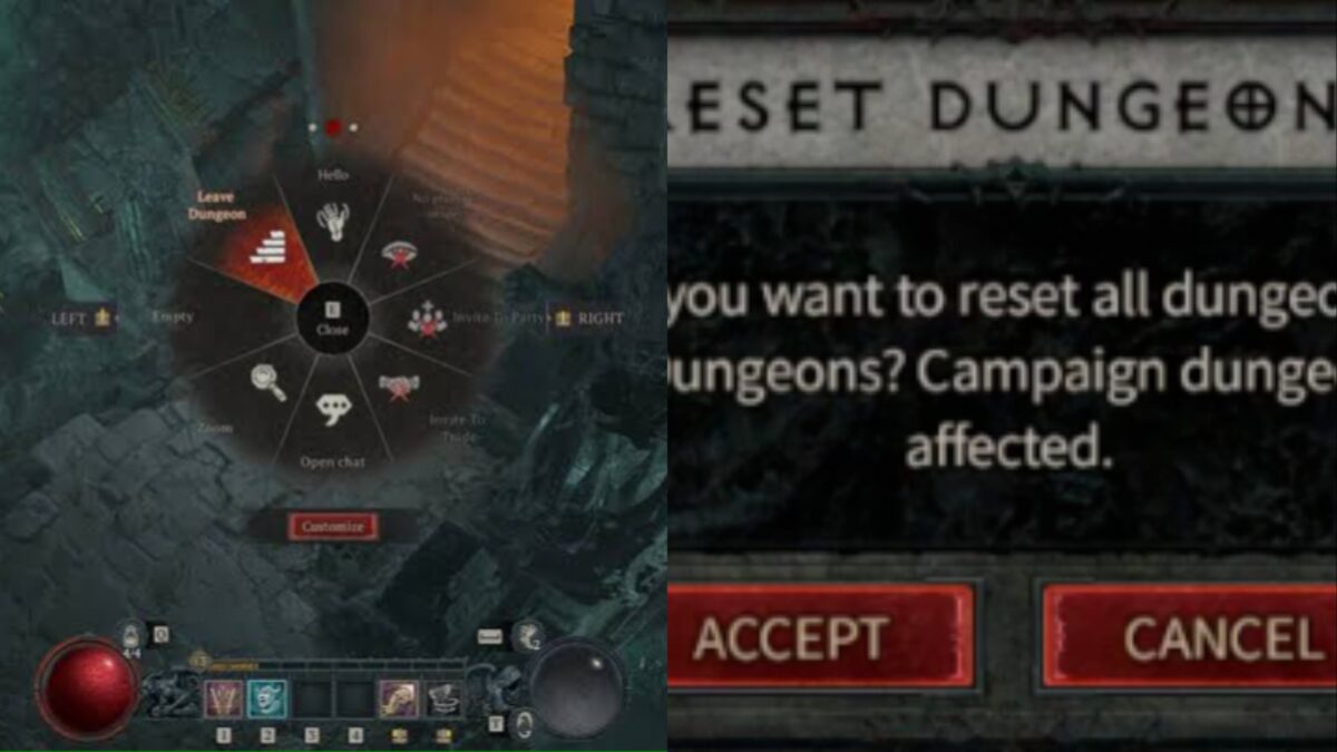 Diablo 4 reset Dungeons 