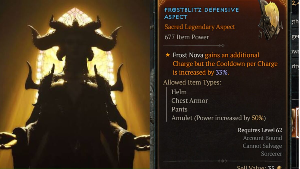 Diablo 4 Frostblitz Aspect 