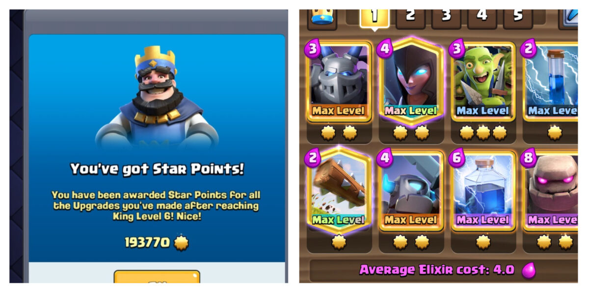 Star points clash royale