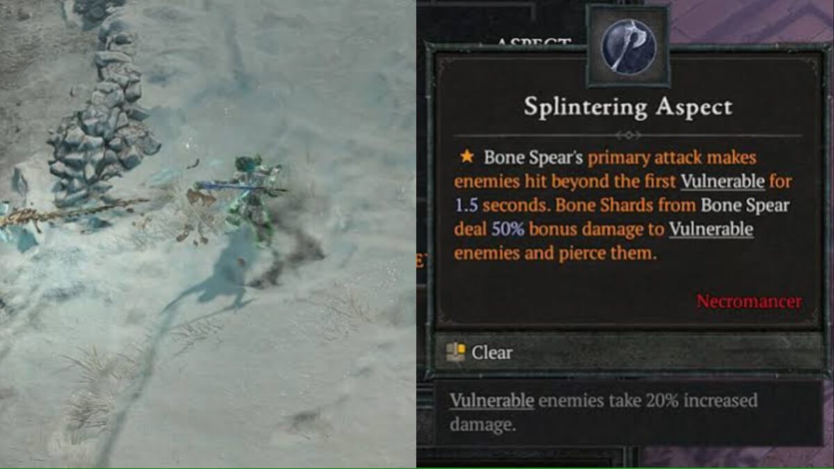 Diablo 4 Splintering Aspect 