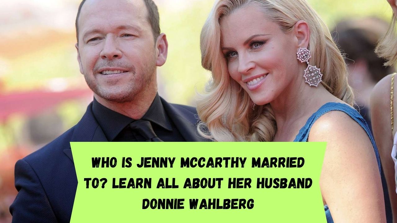 Jenny McCarthy with her husband