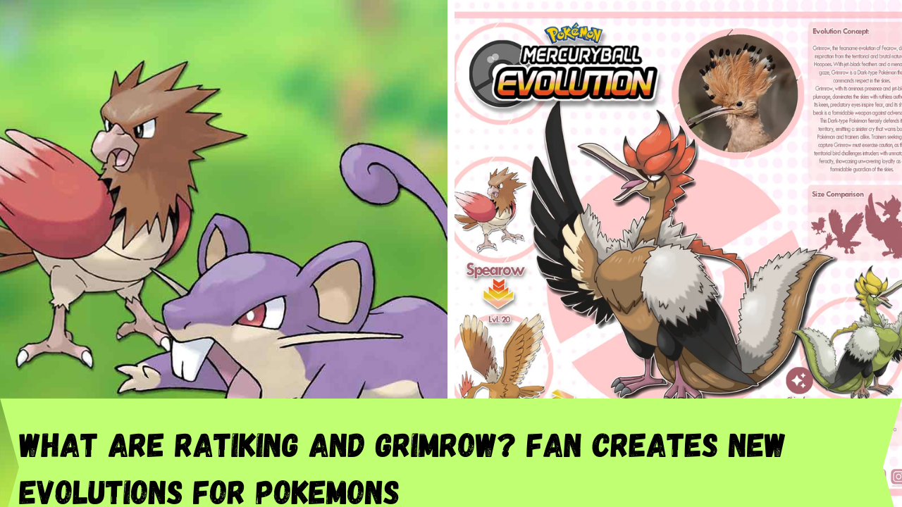 What are Ratiking and Grimrow? Fan creates new evolutions for Pokemons
