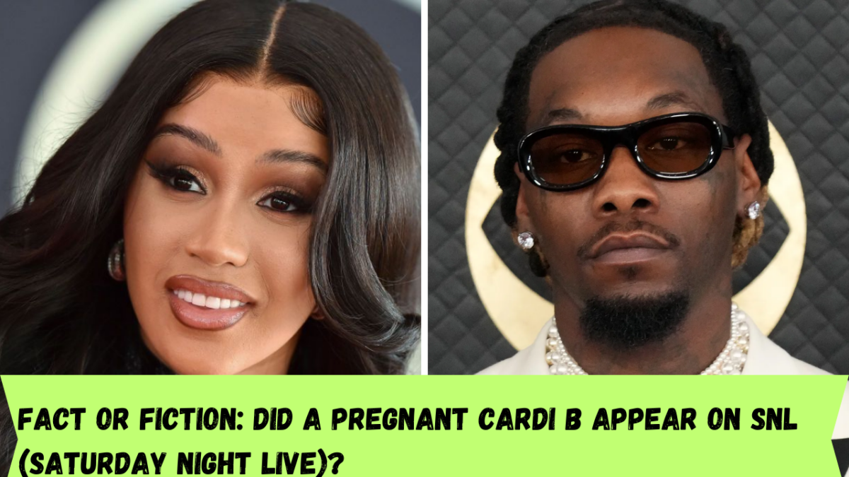 Fact or fiction: Did a pregnant Cardi B appear on SNL (Saturday Night Live)?