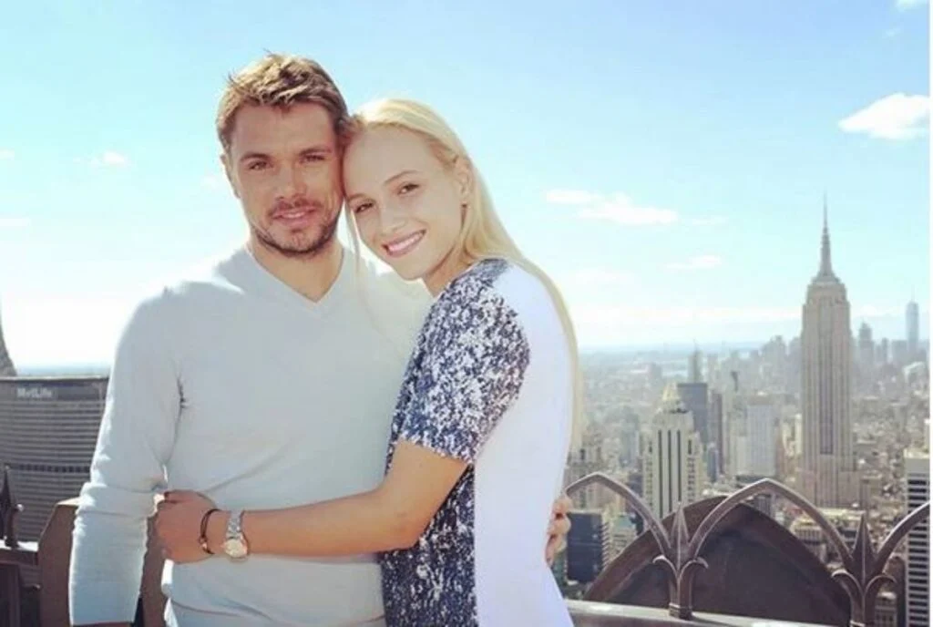 Stanislas Wawrinka and Donna Vekic