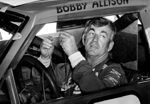 Driver Bobby Allison prepares for the start of the 1984 Daytona 500 