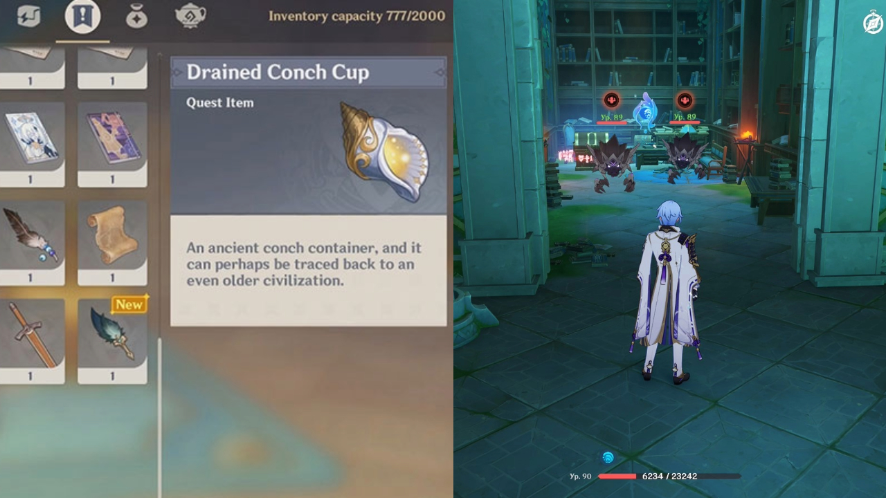 Genshin Impact Drained Conch Cup