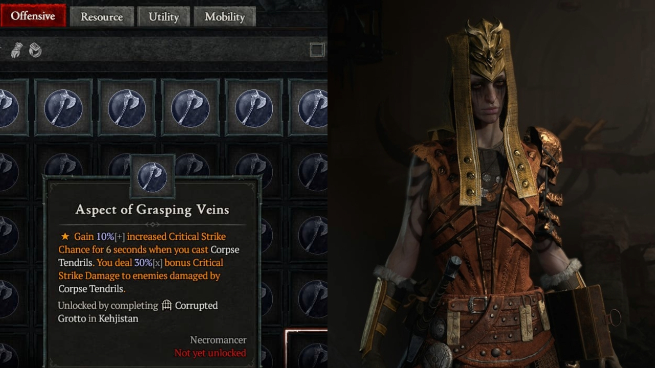 How to Find Aspect of Grasping Veins in Diablo 4 - Media Referee