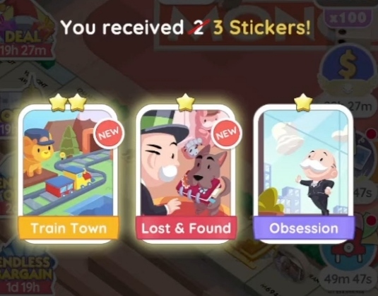 Origins album rewards in Monopoly Go 