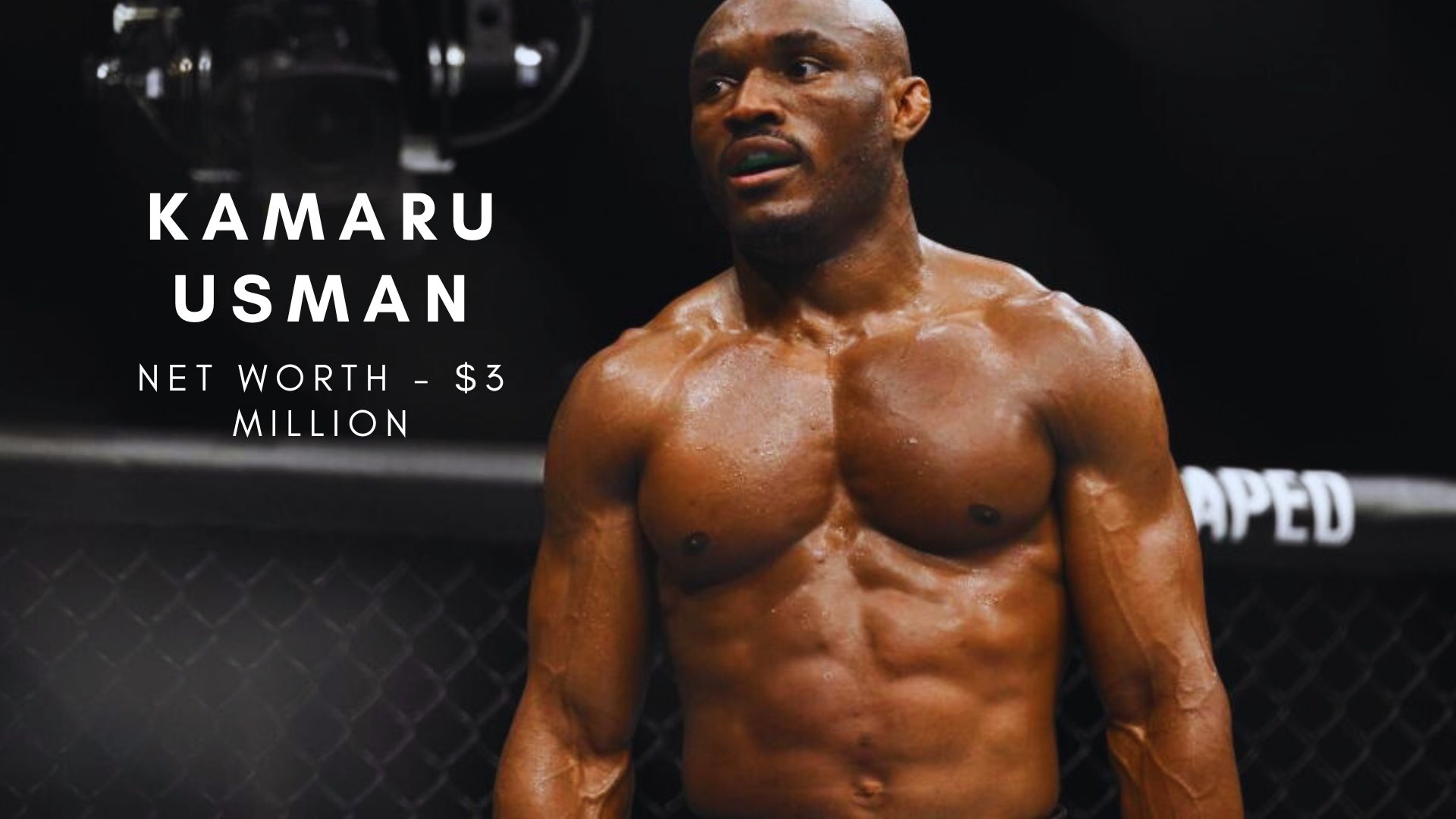 Kamaru Usman UFC Stats, Racord, Age, Net Worth, Wife, Family, Career,  Height & More 