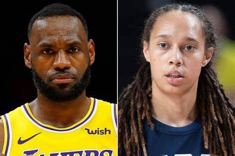 LeBron James and Brittney Griner