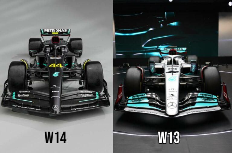 Mercedes F1 Shakedown 2023 - W13 Vs W14 All The Changes Explained