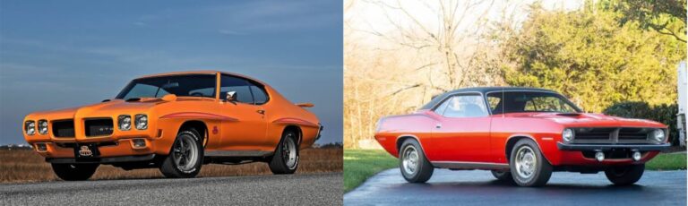 Top 5 Muscle Cars from the 1970s