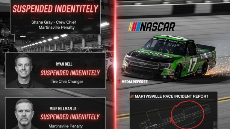 NASCAR Fans React Strongly to Suspension Penalties After Martinsville Speedway Action