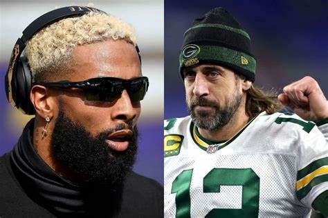 Odell Beckham Jr and Aaron Rodgers