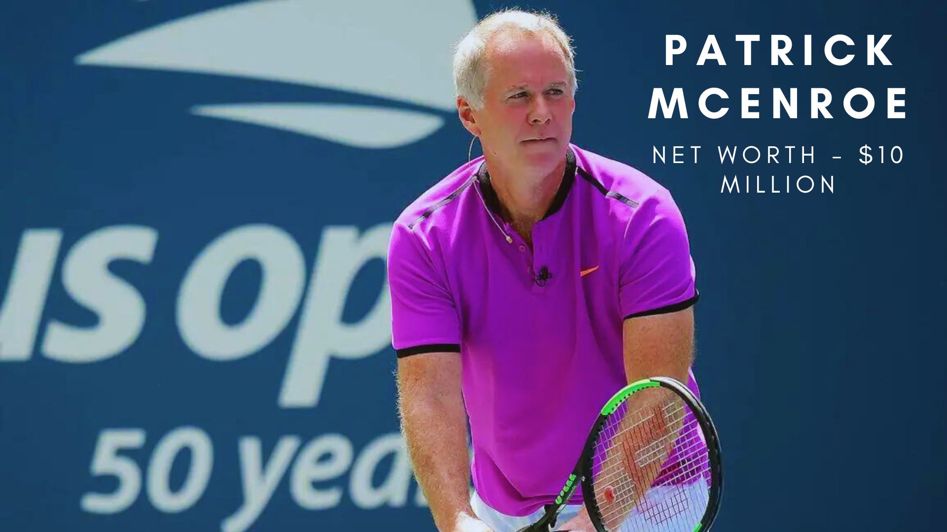 Patrick McEnroe 2023 Net Worth Salary Personal Life and