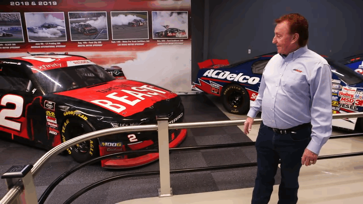 Richard Childress tours the RCR museum and his Dale Earnhardt Sr. collection NASCAR Garage Tour 8 39 screenshot