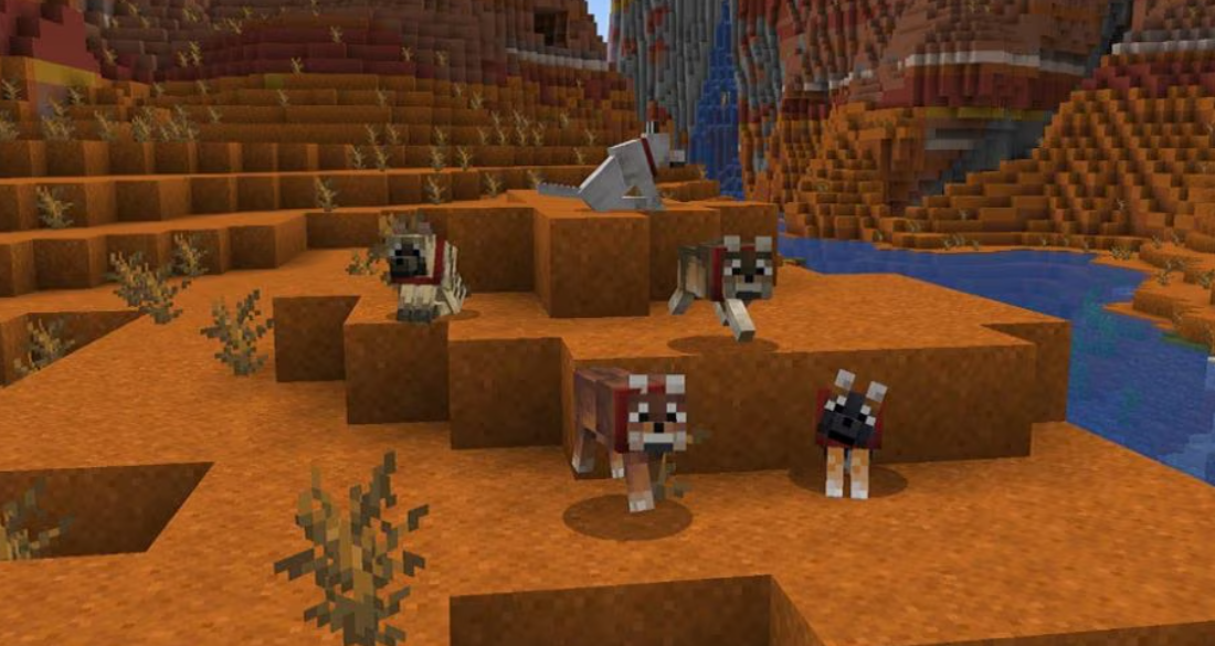 minecraft wolves