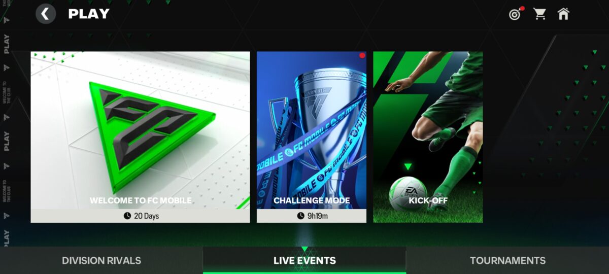 EA fc mobile challenges 