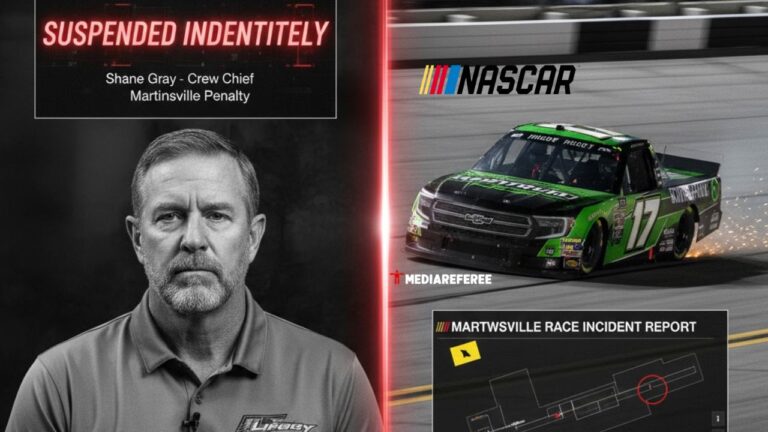 Taylor Gray’s Dad, Shane Gray, Suspended Indefinitely After Martinsville Penalty Report