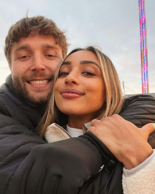 Liam Broady with girlfriend Eden Silva