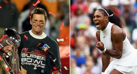 Tom Brady and Serena Williams