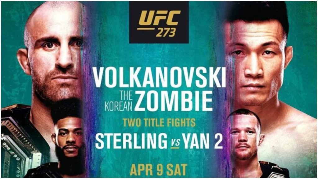 UFC 273 live stream