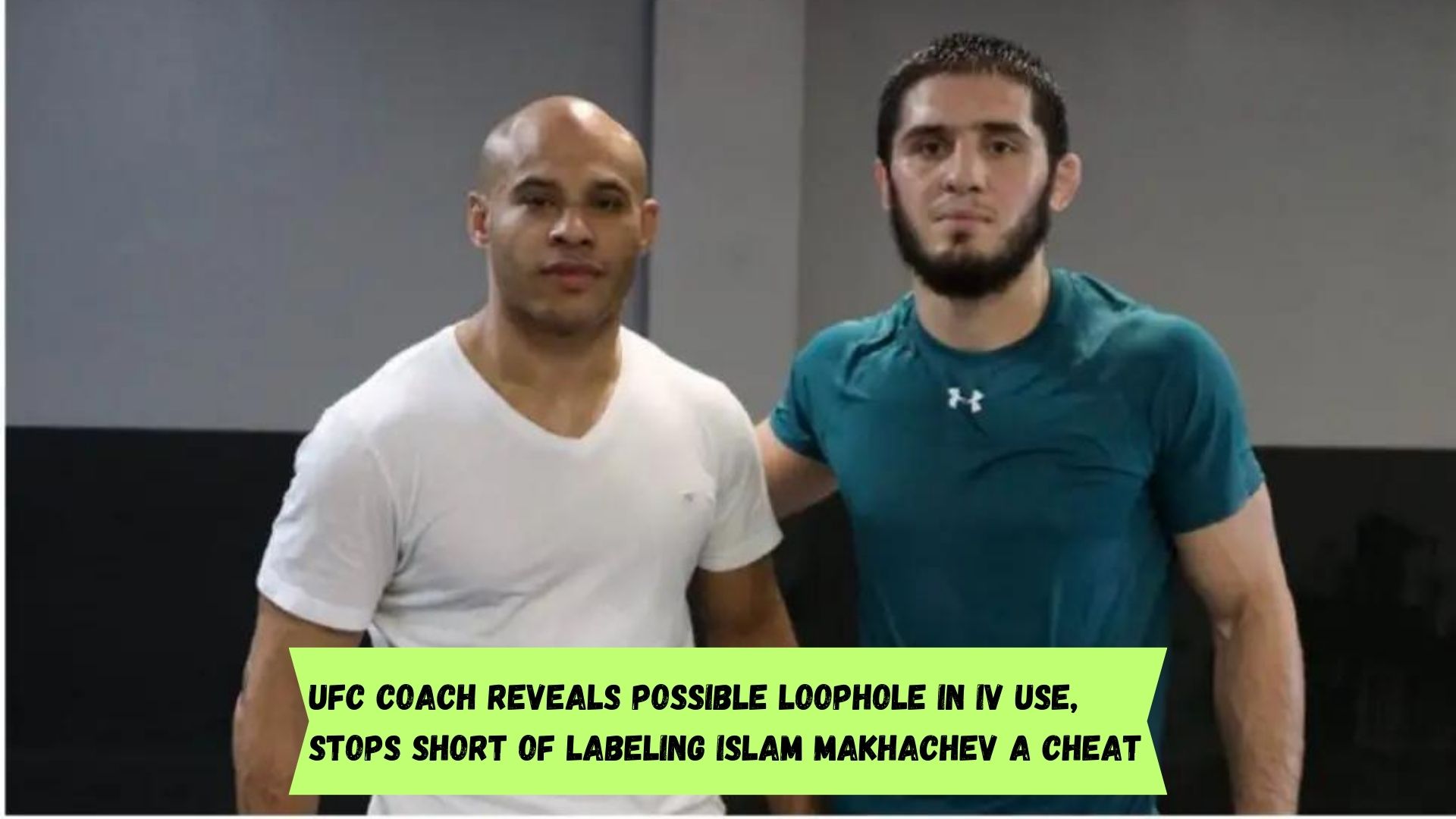 Ali Abdelaziz and Islam Makhachev